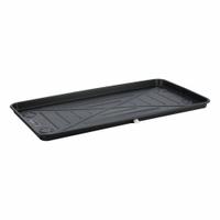 DIVERSITECH Condensate Drain Pan: Plastic, 62 in L x 32 in W x 2 in D, Long Side Discharge (MPN 6-3060L). Key specifications — Brand: DIVERSITECH; Color: Black.