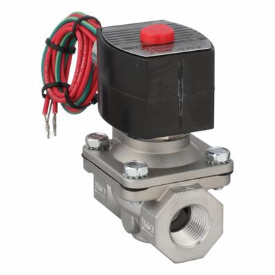 REDHAT Solenoid Valve: 2-Way, Normally Closed, 1/2 in Pipe Size, 24V DC - 2-Way/2-Position, Normally Closed Solenoid Valves