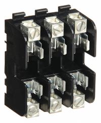 MERSEN Fuse Block: Open Block Design, 3 Pole, 600 V AC, Box Lug, Non-Indicating (MPN 60308T). Key specifications — Brand: MERSEN.