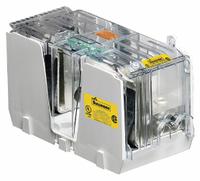 BUSSMANN Fuse Block: Open Block Design, 1 Pole, 600 V AC, Box Lug, Non-Indicating (MPN JM60600-1CR). Key specifications — Brand: BUSSMANN.