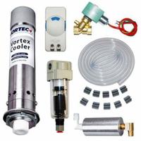 VORTEC Enclosure Cooler: 2,500 BtuH, Corrosion-Resistant & Washdown, Cooling Only, 120V, 4X (MPN 797SS-35H). Key specifications — Brand: VORTEC; Mounting Type: Roof Mount; Operation Mode: Cooling Only; Operating Voltage: 120V.