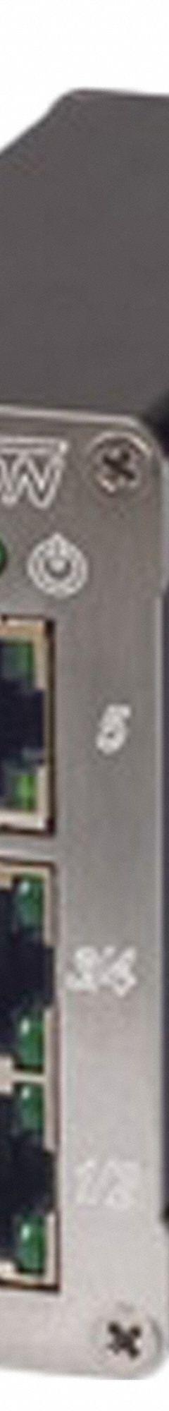 RED LION Ethernet Switch: Unmanaged, DIN Rail, 10 Ports, RJ45, 10/100 Base-TX/1 Gbps, IP30 (MPN 105TX). Key specifications — Port Type: RJ45; Manufacturer Part Number: 105TX; Brand: RED LION; Features: LED Link/Activity Status Indication; IP Rating: IP30; Maximum Input Voltage: 30V DC; Mounting Location: DIN Rail; Network Interface: 1 Gbps.