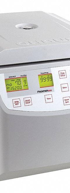 OHAUS Centrifuge: FC5515, Micro, 12 x 5 mL/44 x 1.5 to 2 mL, Programmable, Variable, Digital, Fixed. Key specifications — Brand: OHAUS; Capacity: 12 x 5 mL; Manufacturer Part Number: FC5515; Voltage: 120V; Display Type: Digital; For Use With: PCR Plates; Mounting Type: Benchtop; Programmable: Yes.
