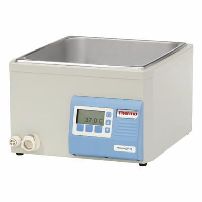THERMO SCIENTIFIC Water Bath: 10 L Capacity, 100°C Max Temp, Stainless Steel, +/-0.1°C - General Purpose Water Baths