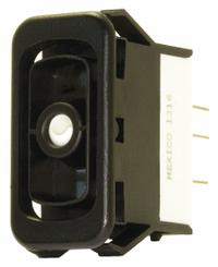 EATON Rocker Switch: Series NGR, 2 Positions, DPST, Off/On (MPN NGR20011BN00N). Key specifications — Brand: EATON.