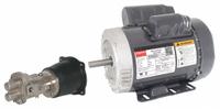 DAYTON Rotary Gear Pump: Direct Drive, 1 hp Horsepower, 115/230V AC, 316 Stainless Steel Body, 56HC (MPN 41TK07). Key specifications — Brand: DAYTON; Gear Material: PPS; Ports: 3/8" FNPT.