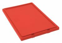 QUANTUM STORAGE SYSTEMS Lid: 20 7/8 in x 14 1/4 in, Red, FDA Compliant, 9LHX5, SNT240 (MPN LID241RD). Key specifications — Compatible Tote - Grainger Part Number: 9LHX5; Compatible Tote - Manufacturer Model Number: SNT240; Brand: QUANTUM STORAGE SYSTEMS; Material: Plastic.