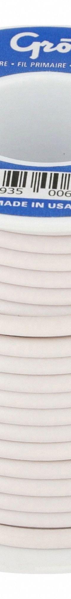 GROTE Primary Automotive Wire: GPT, 25 ft, 1 Conductor, 16 AWG, White, 60 V Volt (MPN 89-8007). Key specifications — Brand: GROTE.