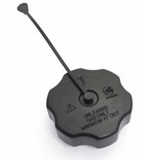 ARIENS Fuel Cap: Plastic (MPN 07500112). Key specifications — Brand: ARIENS; Material: Plastic; Product Type: Snow Blower Fuel Cap; Compatible with Manufacturer Model Number: 08200906.