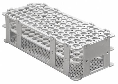SP SCIENCEWARE Tube Rack: 4 1/8 in Overall Wd, 2 1/4 in Overall Ht, 9 7/8 in Overall Lg - Lab Storage Racks