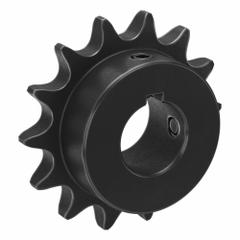 TSUBAKI Single Strand Sprocket: 50, For 5/8 in Chain Pitch, 1 in Bore Dia, 14 Teeth, Steel (MPN 50B14F-1). Key specifications — Brand: TSUBAKI.