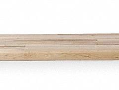 HALLOWELL Pedestal Bench Top: 4 ft x 9 1/2 in, Laminated Maple, Natural, Lacquer (MPN MBT48). Key specifications — Color: Natural; Material: Laminated Maple; Finish: Lacquer; Brand: HALLOWELL.