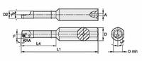 WIDIA Indexable Boring Bar: CSBI2505001255R (MPN 2832398). Key specifications — attr257292: CSBI2505001255R.