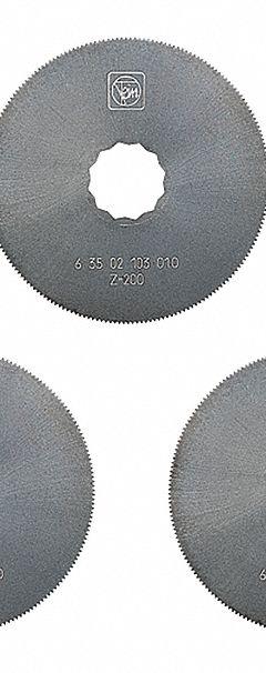 FEIN Oscillating Tool Blade: 2 1/2 in Blade Wd, 13/16 in Overall Lg, Long Cutting, 5 PK (MPN 63502102070). Key specifications — attr1097568: Long Cutting; attr1097557: FEIN; attr1097582: Metal.