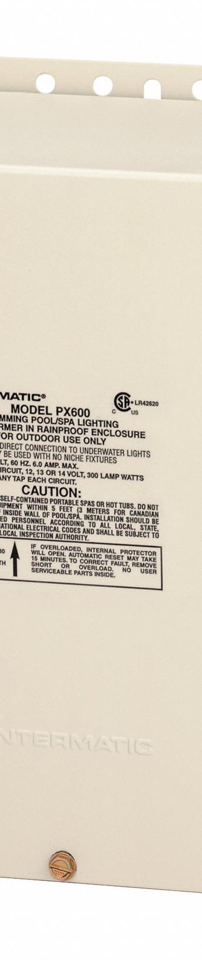 INTERMATIC Pool Light Transformer: 600 W Max Power Consumption - Landscape, Pool & Spa Lighting Transformers