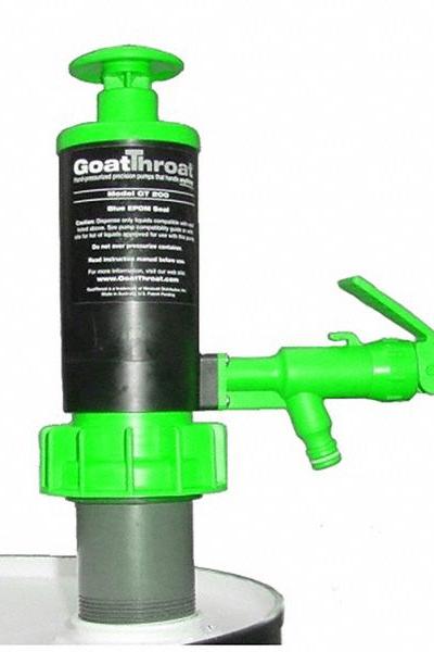 GOATTHROAT PUMPS Hand Pump: Piston Action - Down-Stroke Drum Pumps
