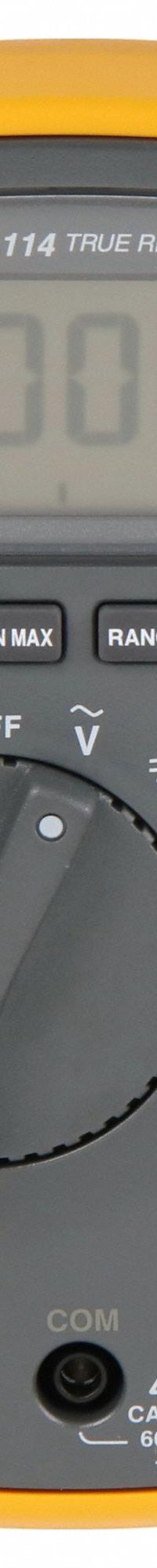 FLUKE Digital Multimeter: TRMS, CAT III 600V, 600 V Max AC Volt Measurement, 6,000 Instrument Counts (MPN FLUKE-114). Key specifications — Instrument Counts: 6,000; Brand: FLUKE; Calibration Certificate Included: Not Included.