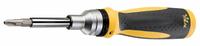 IDEAL Multi-Bit Screwdriver: Hex/Phillips/Slotted/Square/Torx Tip, 14 Tips, 9 3/4 in Overall Lg (MPN 35-688). Key specifications — attr1205339: 1/4 in; attr1205303: IDEAL.