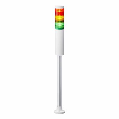 PATLITE Tower Light Assembly: 3 Tier, No Sounder Tier, IP65, Amber/Green/Red - Three-Tier Tower Light Assemblies