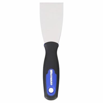 WESTWARD Putty Knife: Bld. Mat. Carbon Steel, Hdl. Mat. Polypropylene/TPR - Standard Spreading Tools