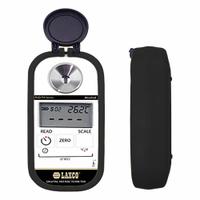 LAXCO, INC Refractometer: Beer, +/-0.2°% Accuracy, Auto, Digital, 1 in Overall Dp, 0.001, 1.000 (MPN RHD-P-402). Key specifications — attr1073899: LAXCO, INC; attr1079772: +/-0.2°%; attr1136199: 1.130; attr1079778: Automatic; attr1136198: 1.000; attr1079777: 0.001; attr1108250: Beer.