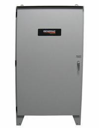 GENERAC Automatic Transfer Switch: Three Phase, 800 A Current Rating, 277/480V AC, Steel, 3R, RTS (MPN RTSN800K3). Key specifications — Enclosure Material: Steel; Lockable: Yes; Rated Voltage: 277/480V AC; Brand: GENERAC; Compatible with Series: RTS; Service Rated Transfer Switch: No.