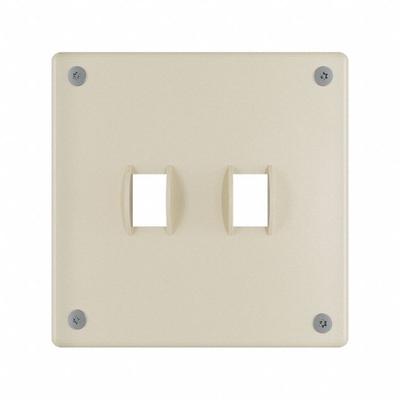 LEGRAND Wall Plate: Toggle, 2 Gang, Ivory - Tamper-Resistant Wall Plates