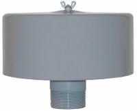 SOLBERG Filter Silencer: 2 in (M)NPT Inlet Size, 135 cfm, 7.25 in Overall Ht, 7.75 in Outside Dia (MPN F-31P-200). Key specifications — attr60071: F-31P-200; attr60074: SOLBERG.