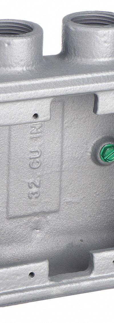 APPLETON ELECTRIC Electrical Box: Iron - Iron Weatherproof Electrical Boxes
