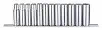 WESTWARD Socket Set: 1/2 in Drive, 12 Piece, 12-Point, Metric, 10 mm to 21 mm (MPN 53PN71). Key specifications — attr1224269: 1/2 in; attr1204685: Tether Ready; attr1204650: 10 mm to 21 mm; attr1204673: Socket Bits Not Included; attr1204688: WESTWARD; attr1206170: Deep Sockets.