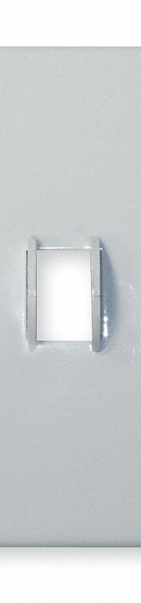 HUBBELL Wall Plate: Combo, 3 Gang, White, Std Size (MPN SWP28). Key specifications — Brand: HUBBELL; Material: Steel.