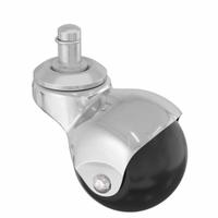 APPROVED VENDOR Stem Caster: Swivel, No Brake, 2 in Wheel Dia., 1 3/4 in Wheel Wd, Polyolefin, Black (MPN 400K79). Key specifications — attr1111099: APPROVED VENDOR; attr1111095: Black; attr1176855: Swivel.