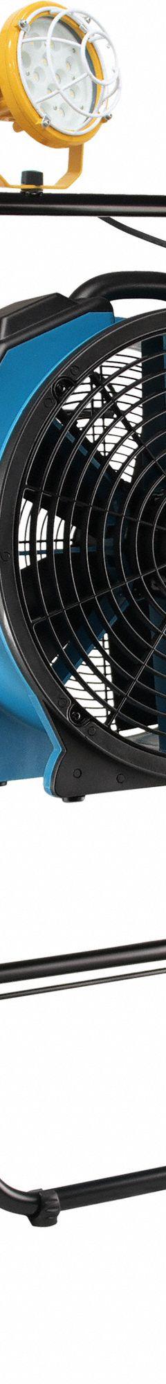 XPOWER Cooling Fan: 18 in Blade Dia, 1/3 hp Motor Horsepower, 5 Speeds, Non-Oscillating, Cooling Fan (MPN FA-420K6-Blue). Key specifications — Brand: XPOWER; Housing Material: ABS; Number of Speeds: 5; Voltage: 115V AC.
