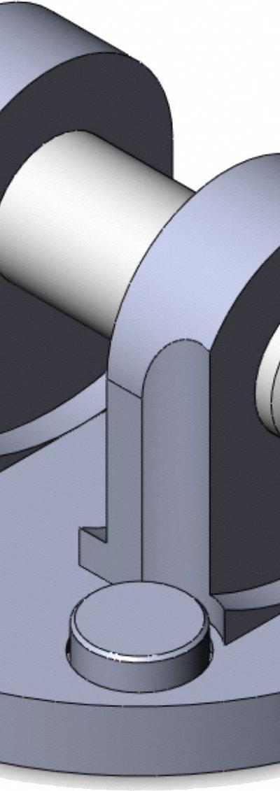 SMC Mounting Bracket: Clevis Mount Type - Clevis Mounting Hardware