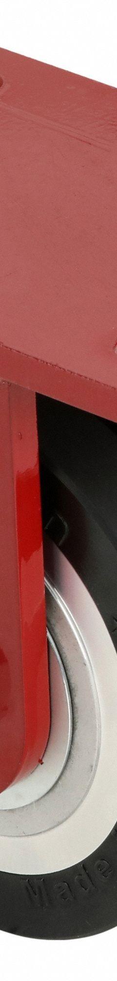 HAMILTON CASTER & MFG. CO. Plate Caster: Rigid, No Brake, Polyurethane, 6 in Wheel Dia, Slot, Ball (MPN R-FM-63SWF70D). Key specifications — Wheel Bearing Type: Ball; Wheel/Tread Color: Black; Brand: HAMILTON CASTER & MFG. CO.; Caster Type: Rigid.
