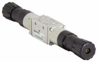 NUMATICS Sandwich Dual Air Regulator: 14 cfm Max Flow Rate, 3 psi to 30 psi, 115°F Max Op Temp (MPN 031RD300O000000)