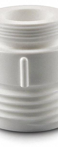 DRAIN KING Faucet Outlet Adapter: Plastic, Unfinished Finish, 55/64"-27 Top Connection Size (MPN 99). Key specifications — Material: Plastic; Product Type: Outlet Adapter; Top Connection Size: 55/64"-27; Brand: DRAIN KING.