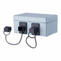 METZ CONNECT Data Connector Outlet: Surface, Aluminum, 180° Mounting Angle, 2 Ports, Unequipped (MPN 1401040620ME). Key specifications — Housing Material: Aluminum; Includes Connector: Unequipped; Mounting Type: Surface; Product Type: Wall Outlet; Connector Color: Gray; Connection Type: E-DAT Industry USB Coupler Insert; RJ45 Connector Type: Surface-Mount Housing.