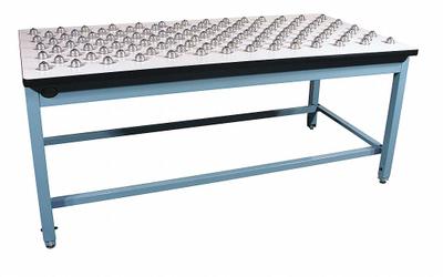 PRO-LINE Workbench: Fixed Ht, Laminate, 72 in x 30 in, 1,000 lb Overall Load Capacity - Ball Transfer Workbenches