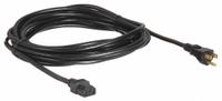 APPROVED VENDOR Power Cord: 25 ft Lg, 3/16, 5-15P Plug, C13 Receptacle, SJT, PVC, 13 A Current (MPN 5XFN8ID). Key specifications — Brand: APPROVED VENDOR; Jacket Material: PVC.