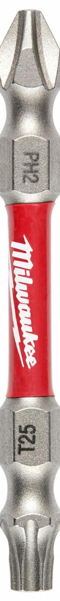 MILWAUKEE Power Bit: Power Bit, Imperial, #2, T25 Bit Industry Size, #2 Bit Size, Std, Impact Rated (MPN 48-32-4312). Key specifications — attr1119695: MILWAUKEE; attr1119703: Alloy Steel; attr1119710: Standard; attr1119708: Hex; attr1202404: #2.
