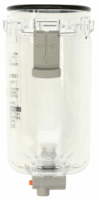 SMC FRL Replacement Bowl: Polycarbonate, C3, C3SF-D. Key specifications — attr111689: C3SF-D; attr111695: C3; attr158712: Polycarbonate; attr111692: SMC.
