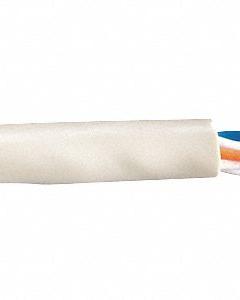 GENSPEED Category Cable: 1,000 ft Cable Lg, 23 AWG, Riser, White, PVC, Std, 7133841, 6, Unshielded. Key specifications — Conductor Gauge: 23 AWG; Jacket Material: PVC; Brand: GENSPEED; Pairs Separation: Standard.