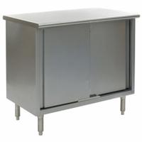 EAGLE Cabinet Workbench: Stainless Steel, 30 in x 36 in, 450 lb Overall Load Capacity, Silver (MPN CB3036SE). Key specifications — Brand: EAGLE; Included Components: No Additional Components.