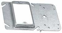 COOPER B-LINE Communication Mounting Bracket: Galvanized Steel, Silver, For 1 Gangs, 1 in Overall Dp (MPN BB40-10). Key specifications — Brand: COOPER B-LINE; For Number of Gangs: 1; Accessory Type: Box Mounting Bracket; Color: Silver; Material: Galvanized Steel.
