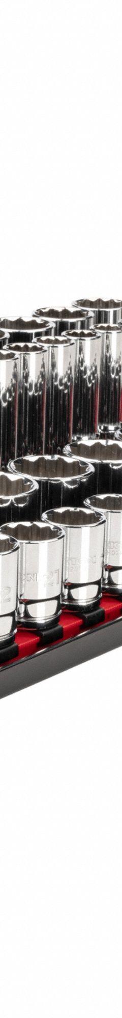 TEKTON Socket Set: 1/2 in Drive, 46 Piece, 12-Point, Metric, 10 mm to 32 mm (MPN SHD92208). Key specifications — attr1224269: 1/2 in; attr1204685: Not Tether Capable; attr1227399: 12-Point Standard and Deep Socket Set; attr1204650: 10 mm to 32 mm; attr1204673: Socket Bits Not Included; attr1204688: TEKTON; attr1224230: Friction; attr1224354: No Thin Wall.
