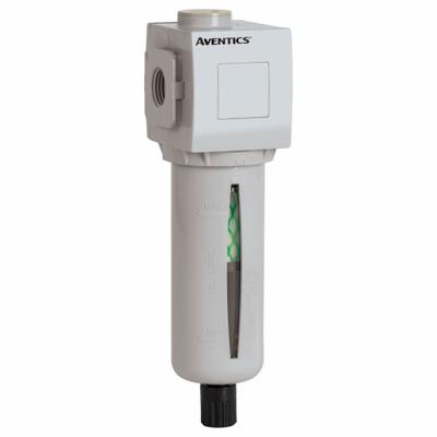 NUMATICS Coal Filter: Coalescing, 1/2 in NPT, 0.01 micron, Plastic Bowl, 2 5/8 in Overall Wd - Numatics FRL Air Filters