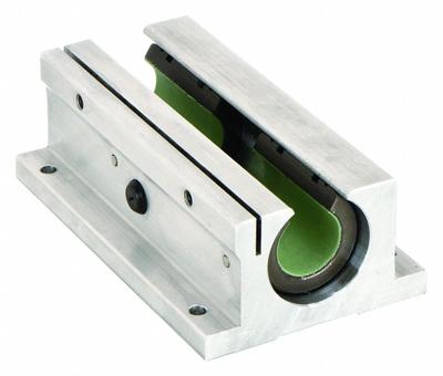 THOMSON Linear Pillow Block Bearing: Twin, Self-Aligning, 1 in Inside Dia, TEP 950 - Twin Open Self-Aligning Pillow Block Linear Plain Bearings