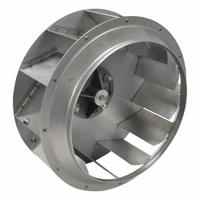 Blower Wheel: Backward-Inclined, 16 1/2 in Dia, 7 9/16 in W, CCW Hub End, Aluminum Wheel, Center (MPN R-6034009-050). Key specifications — Manufacturer Part Number: R-6034009-050; Brand: CANARM; Product Type: Blower Wheel; Rotation: CCW Hub End.