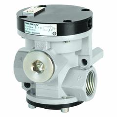AVENTICS Pilot Air Control Valve: Three-Way / Two-Position, 1 in NPT, 1 in NPT, Remote Pilot, Poppet (MPN 8227A1NP6014A00). Key specifications — attr1078830: Aluminum; attr1078874: Spring Return; attr1078854: Normally Closed.